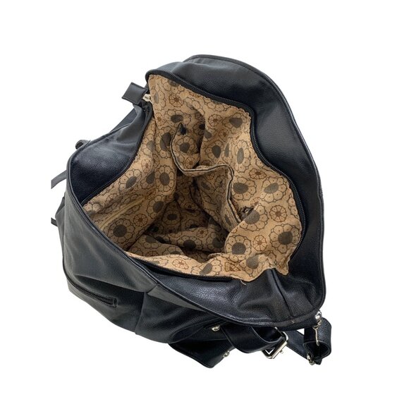 VTG Marc By Marc Jacobs Black Utility Cargo Workwear Work Leather Bag Crossbody - Picture 10 of 16